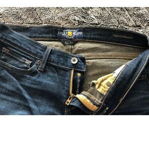 Lucky Brand, Charlie straight leg jeans  8 R
